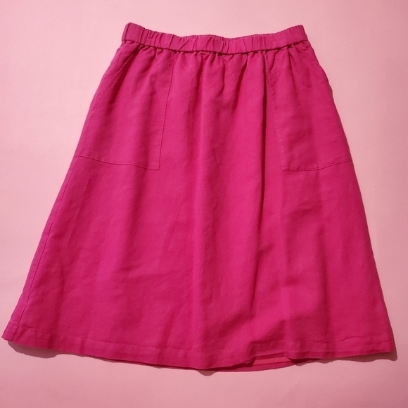 J. Crew Dresses & Skirts - 💖 J.Crew Bright Hot Pink Barbie Circle Skirt Pockets Cute